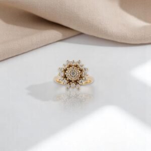 Anillos Mujer Flor Oro 10K