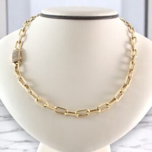 Gargantillas Peperclip Oro 14K