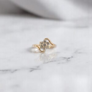 Anillos Mujer Flor Oro 10K