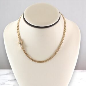 Cadenas Monaco Oro 14K 16´´ 5mm