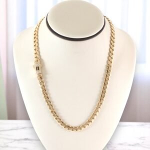Cadenas Monaco Oro 14K 20´´ 8mm