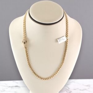 Cadenas Monaco Oro 14K 20´´ 6mm