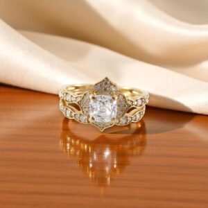 Anillos Compromiso Mujer 10K Zirconia Size 7