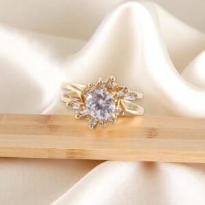 Anillos Compromiso Mujer 10K Zirconia Size 8