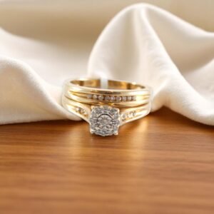 Anillos Compromiso Mujer 14K Diamond 0.12ct Size 6