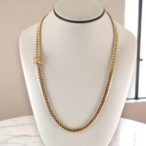 Cadenas Cubana 10K Size 24´´ 8mm Weight 96.4g